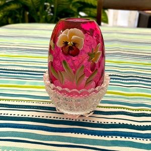 Vintage Fenton Fairy Lamp